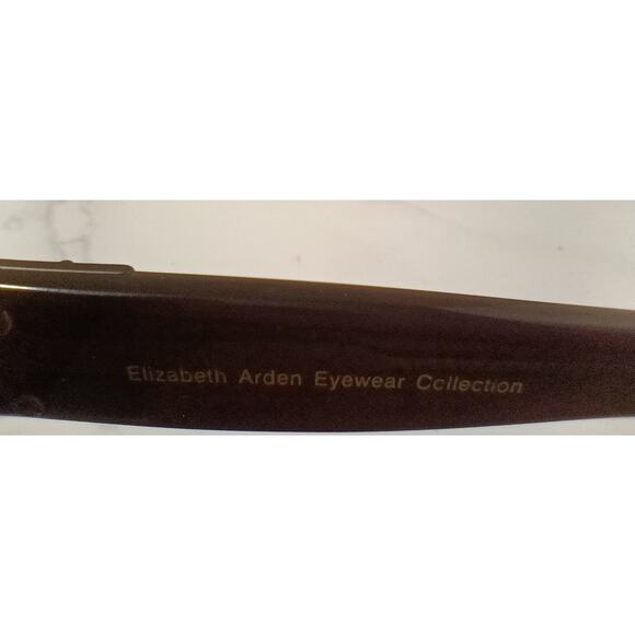 ELIZABETH ARDEN Brown Horn Oval Fame / Brown Lenses Womens Sunglasses - NEW - Picture 6 of 7